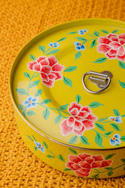 Hand Painted  Floral Masala Box