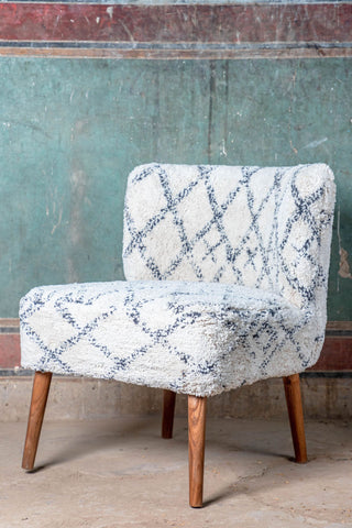 Classic Kilim Rug Printed Vintage Armchair | Birch&Yarn